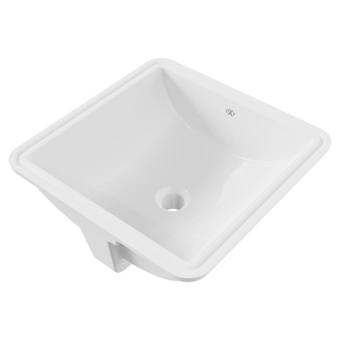Lavabo carré sous comptoir de 16 po Webster
