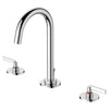 [D35105800RB.100] Percy® 2-Handle Widespread Bathroom Faucet with Indicator Markings and Lever Handles - Polished Chrome