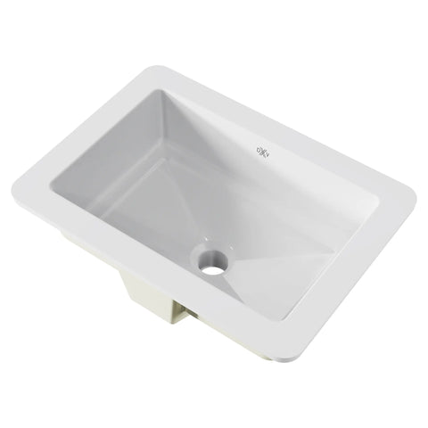 Petit lavabo rectangulaire sous comptoir POP