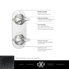 DXV® Modulus 2-Handle Thermostatic Valve Trim Only // MATTE BLACK // 153727_DXV_Modulus_2_Handle_Valve_Trim_D35120527_Info_1_CDNwebp.webp