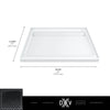 [D14836STC.417] DXV® Modulus 48 in. x 36 in. Solid Surface Shower Base - Merino White