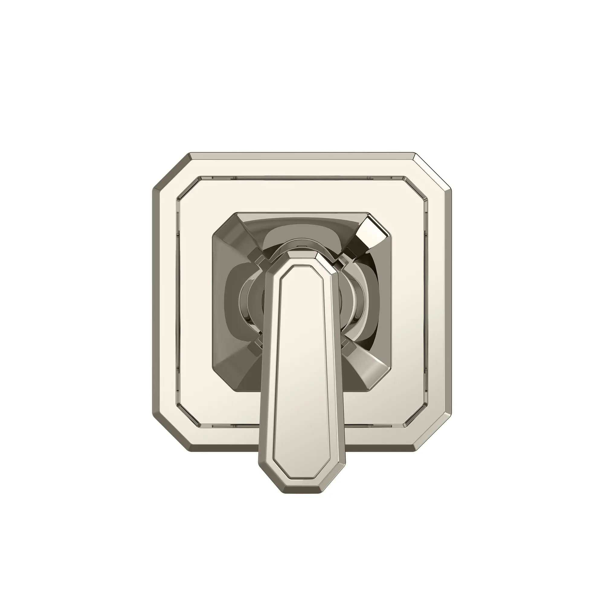 Garniture d’inverseur de 3/2 po ou 4/3 po Belshire avec poignée à levier // PLATINUM NICKEL // 155264_Belshire_SiloFront_D35170430.150_0001_Jan2023_CDNwebp.webp