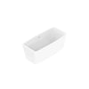 [D12045004.415] Equility® 66 in. x 30 in. Slim Freestanding Bathtub - Canvas White