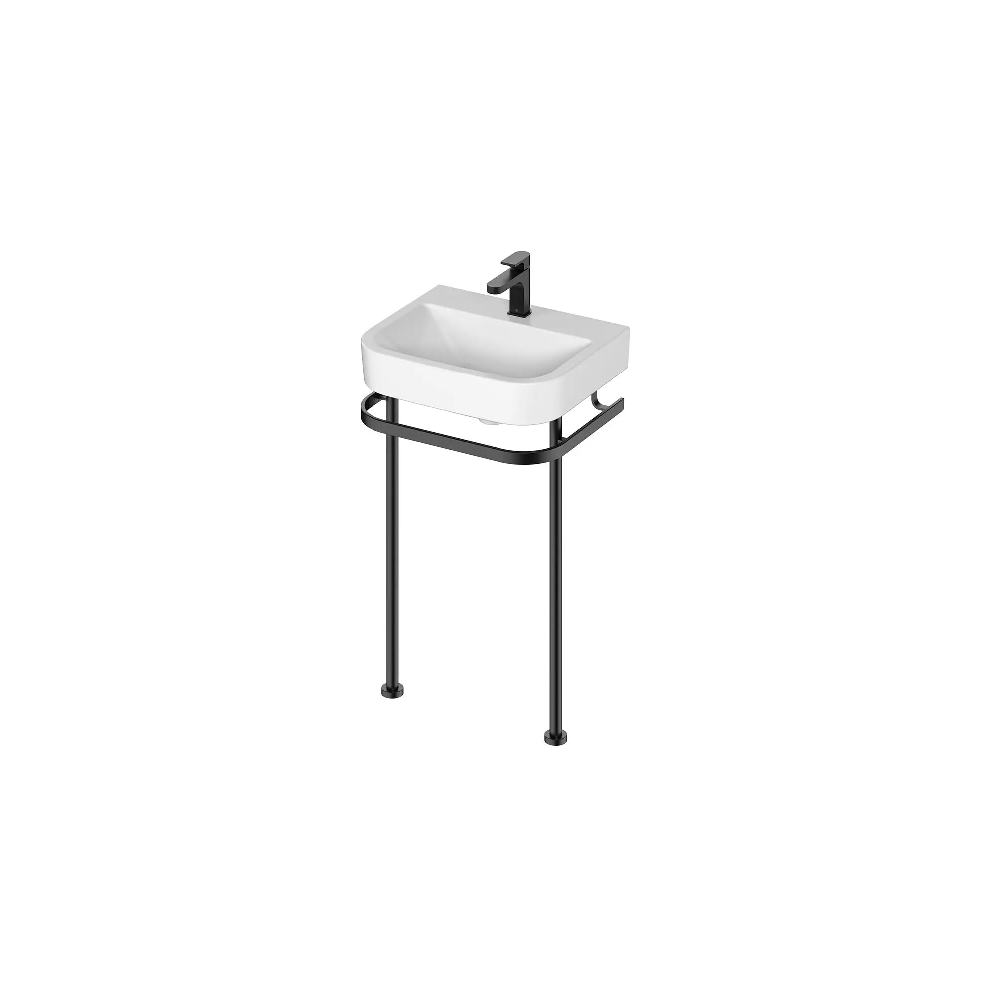 Lavabo murale de 22 po Equility - monotrou // CANVAS WHITE // 155355_DXVEquility_SiloLeft_D21070022.243_D20075001.415_D35109152.243_0002_Jan2023_CDNwebp.webp