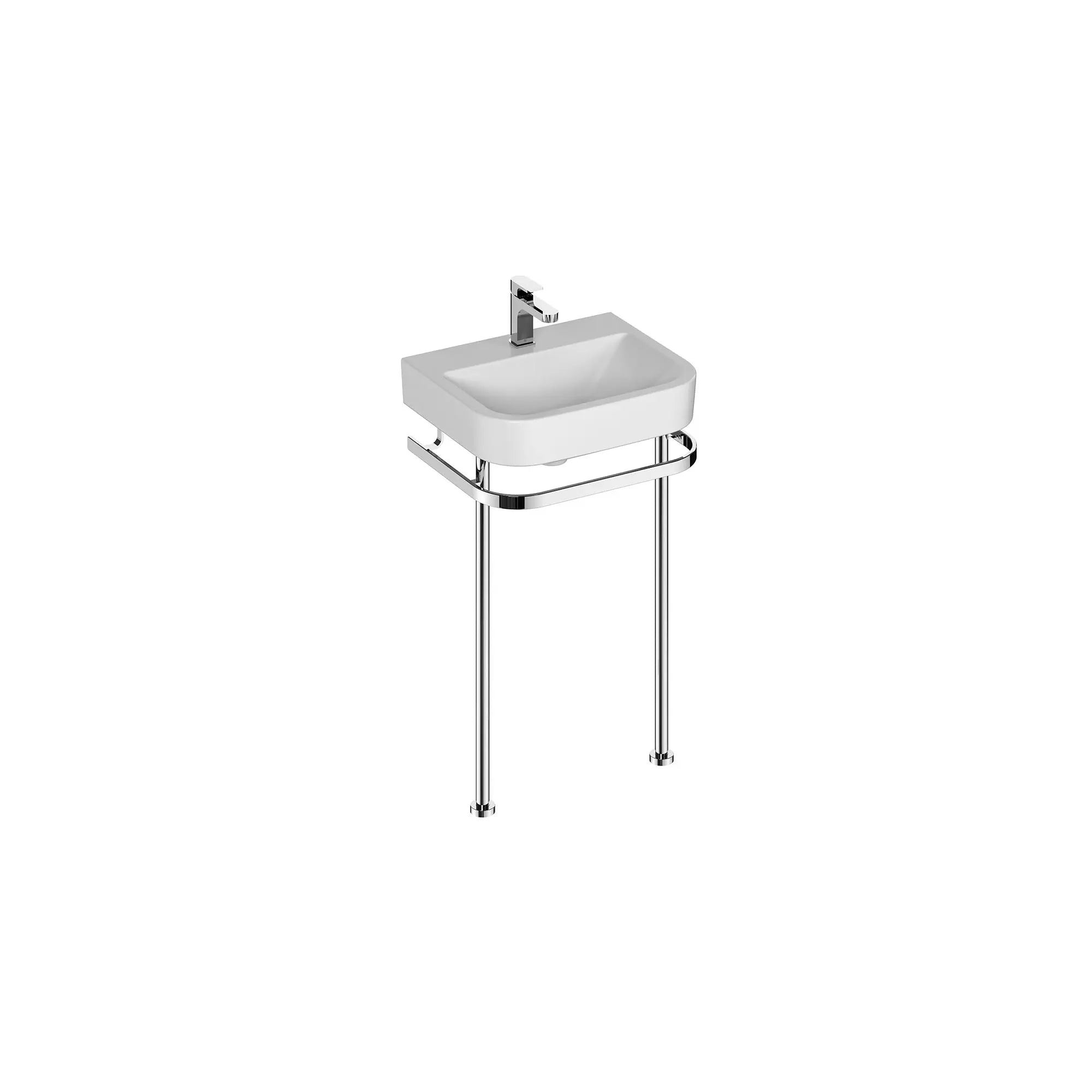 D21070022.100-EQUILITY 22 IN. CONSOLE LEGS ONLY // CHROME POLI // 155361_DXVEquility_SiloRight_D21070022.100_D20075001.415_D35109152.100_0001_Jan2023_CDNwebp.webp