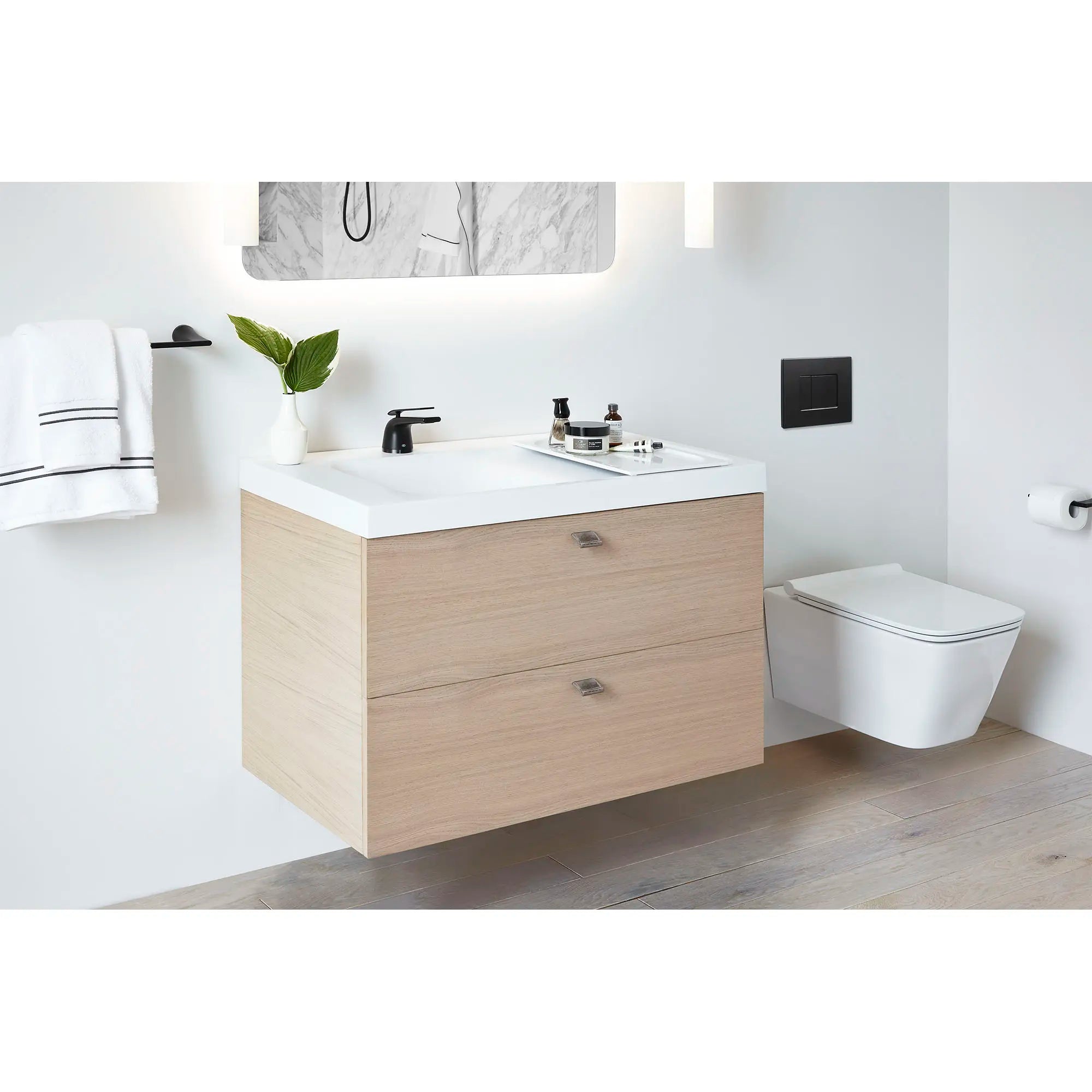 Toilette DXV Modulus murale à chasse double avec siège // CANVAS WHITE // 159589_B-D35120102243_D23040A000415_D19075036LH414_CDNwebp.webp