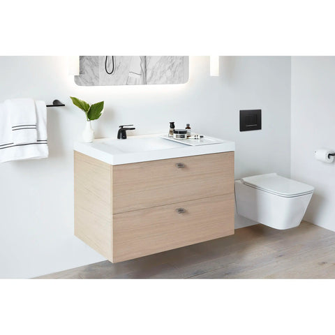 Toilette DXV Modulus murale à chasse double avec siège