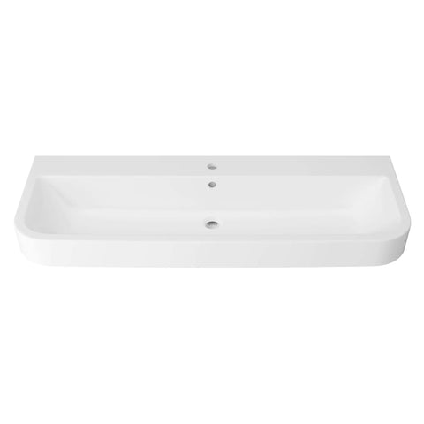 Lavabo-rigole murale de 47 po Equility - 1 trou pour robinet (Modèle de projets)