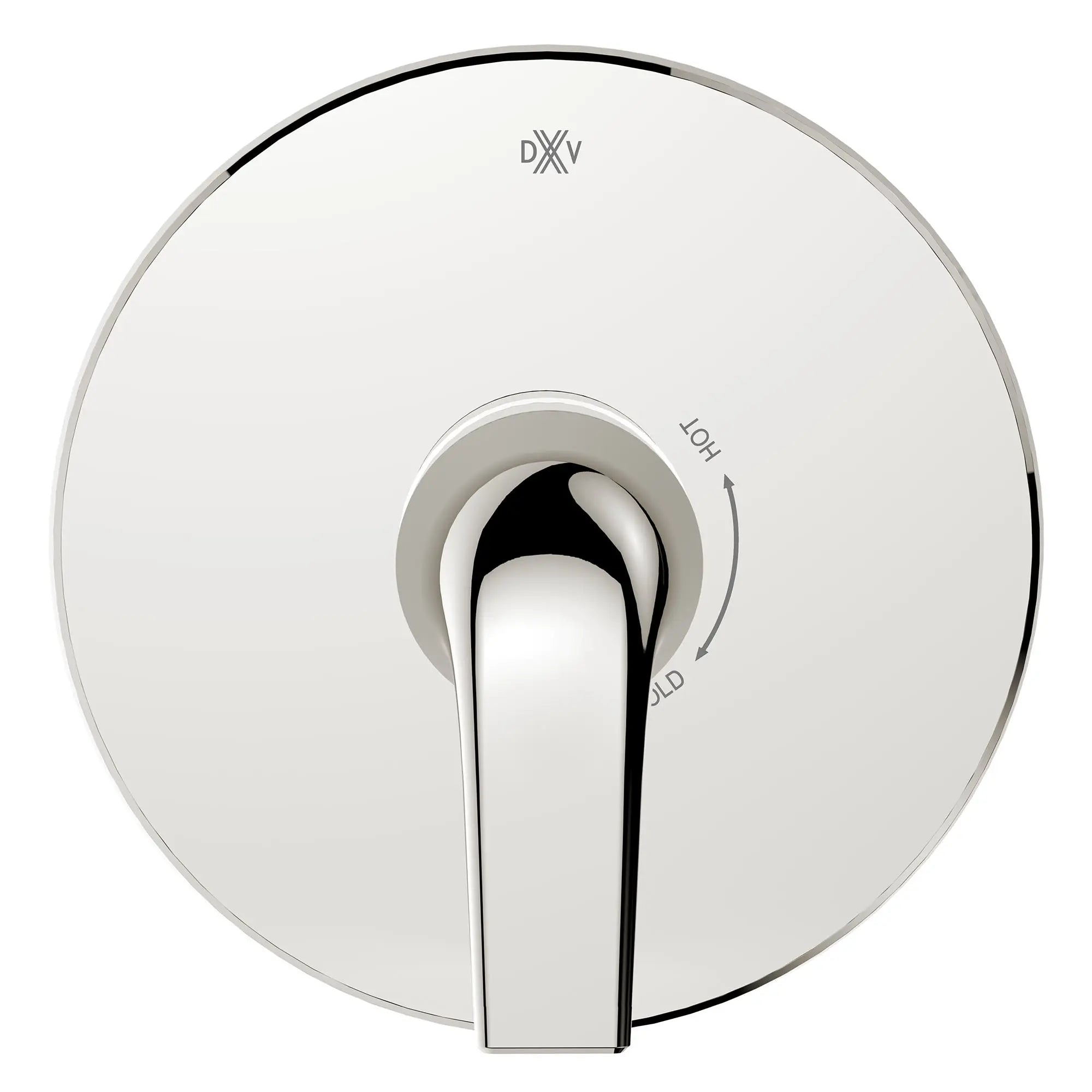 Garniture pour robinet à pression équilibrée DXV Modulus avec poignées à levier // PLATINUM NICKEL // 159623_DXVModulus_SiloFront_D35120F00.150_0001_Feb2023_CDNwebp.webp