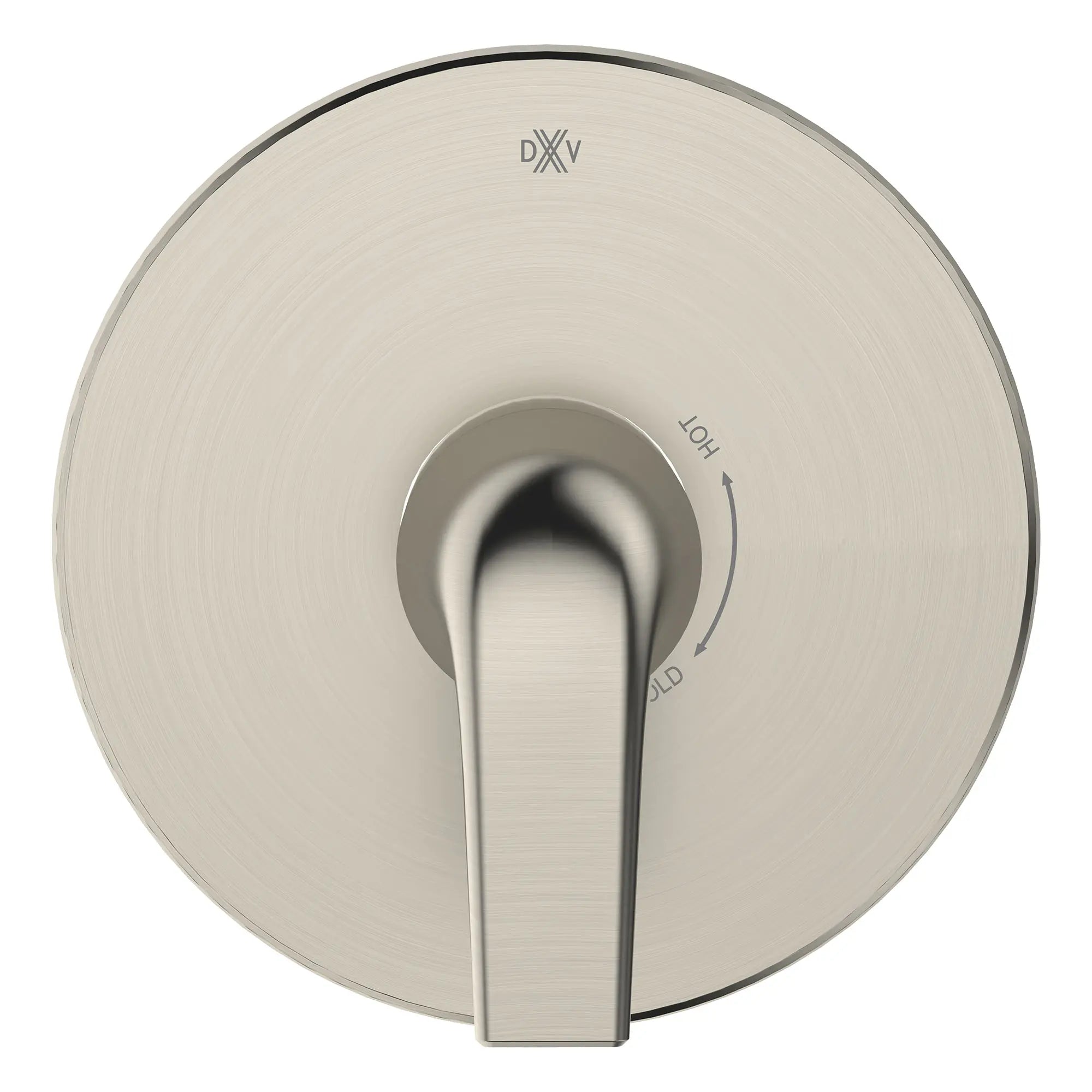 Garniture pour robinet à pression équilibrée DXV Modulus avec poignées à levier // NICKEL BROSSÉ // 159626_DXVModulus_SiloFront_D35120F00.144_0001_Feb2023_CDNwebp.webp