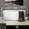 [D12045004.415] Equility® 66 in. x 30 in. Slim Freestanding Bathtub - Canvas White