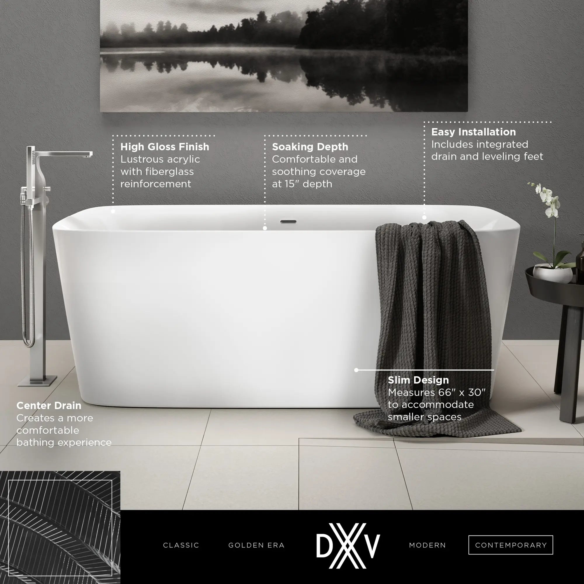 D12045004.415-EQUILITY 66" X 30" SLIM FST - CWH // CANVAS WHITE // 159637_DXV_Equility_Tubs_D12045004_Info_1_CDNwebp.webp