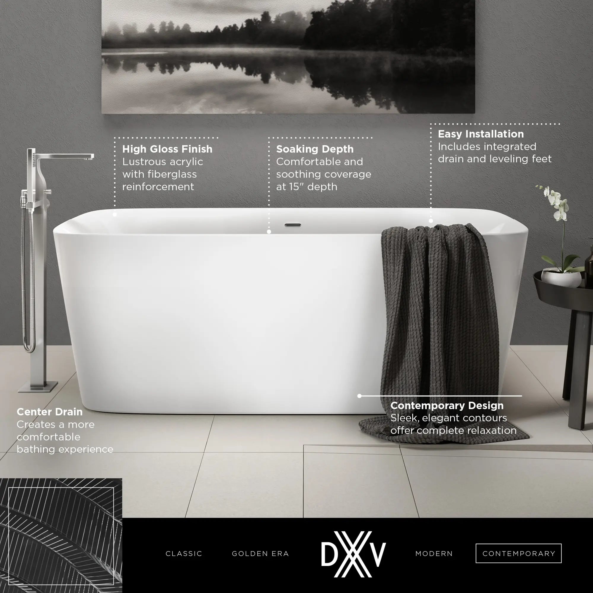D12045014.415-EQUILITY 66 IN X 33 IN FST - CWH // CANVAS WHITE // 159640_DXV_Equility_Tubs_D12045014_Info_1_CDNwebp.webp