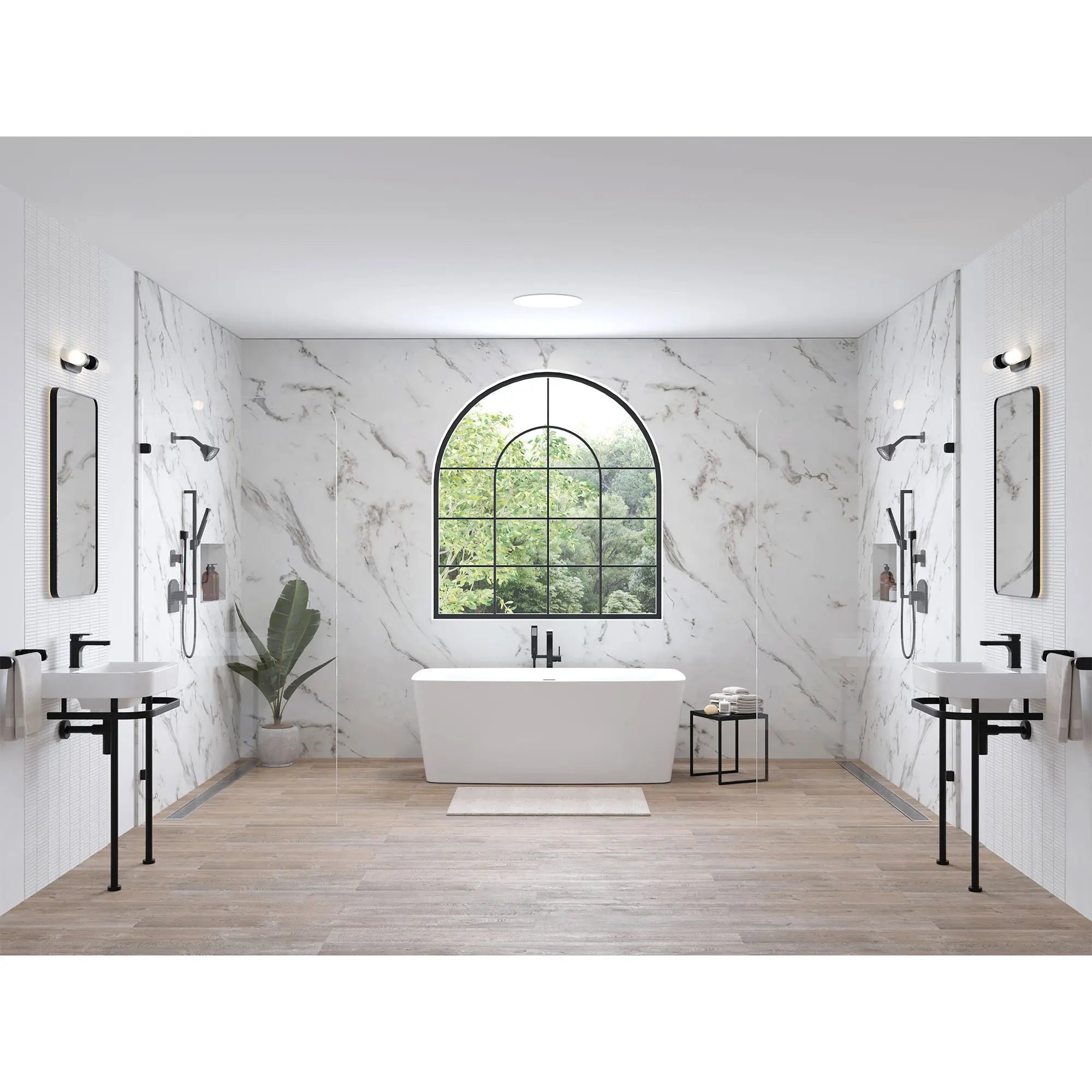 Lavabo murale de 22 po Equility - monotrou (Modèle de projets) // CANVAS WHITE // 159645_Equility_Environment_D3510910C.243_D20175001.415_D21070022.243_B-D3590090C.243_D12536004.415_0001_Mar2023_CDNwebp.webp