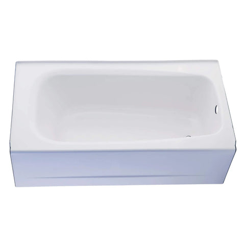 Baignoire en alcôve Hawkins 60 x 32 po, renvoi à droite