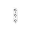 Fitzgerald 3-Handle Thermostatic Valve Trim Only with Lever Handles // POLISHED CHROME // 159656_Fitzgerald_SiloFront_D35160537.100_0001_Apr2023_CDNwebp.webp