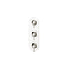 [D35160537.150] Fitzgerald 3-Handle Thermostatic Valve Trim Only with Lever Handles - Polished Chrome