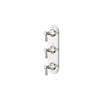 [D35160537.150] Fitzgerald 3-Handle Thermostatic Valve Trim Only with Lever Handles - Polished Chrome