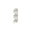 [D35160537.144] Fitzgerald 3-Handle Thermostatic Valve Trim Only with Lever Handles - Polished Chrome