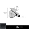 [D35120012.243] DXV® Modulus Single Hole Bidet Faucet with Lever Handle - Matte Black