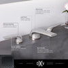 [D35120802.243] DXV® Modulus 2-Handle Widespread Bathroom Faucet with Lever Handles - Matte Black