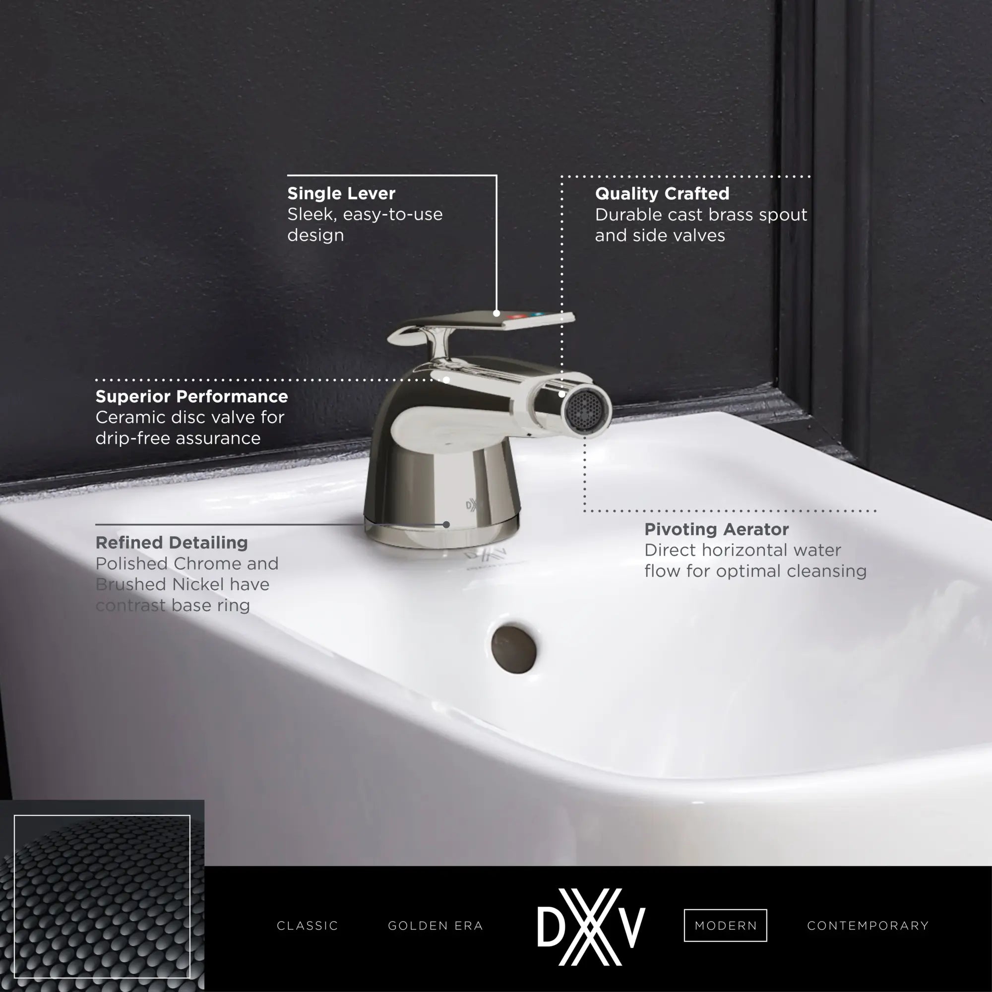 Robinet pour bidet DXV Modulus // NOIR MAT // 159693_DXV_Modulus_Bidet_Faucet_D35120012_1_CDNwebp.webp