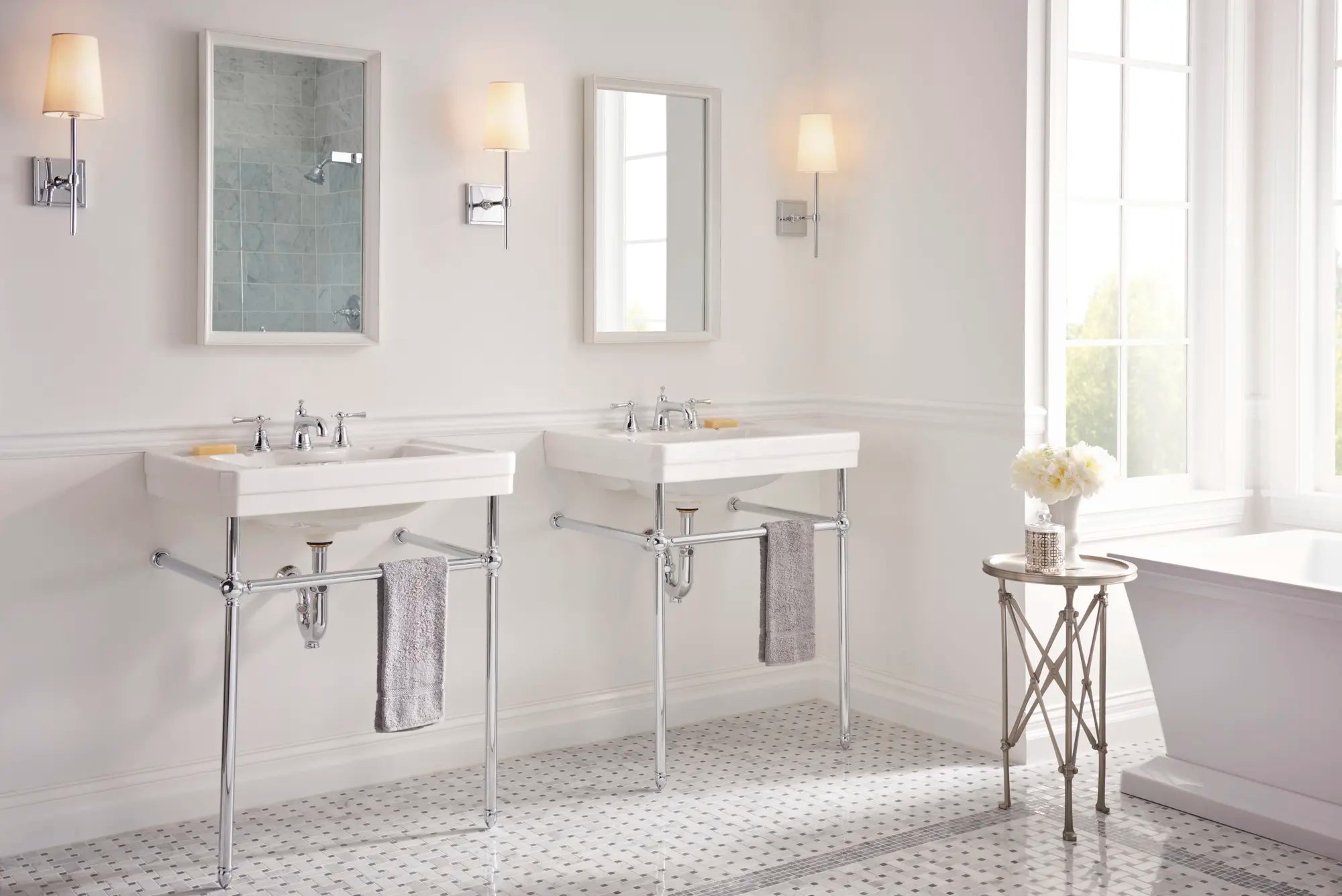 Dessus de colonne Fitzgerald 28 po - Lavabo à trois trous // CANVAS WHITE // 159770_B-D20015008.415_CDNwebp.webp