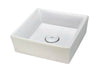 [D20085015.405] POP® Square Vessel Sink - Pearlescent White