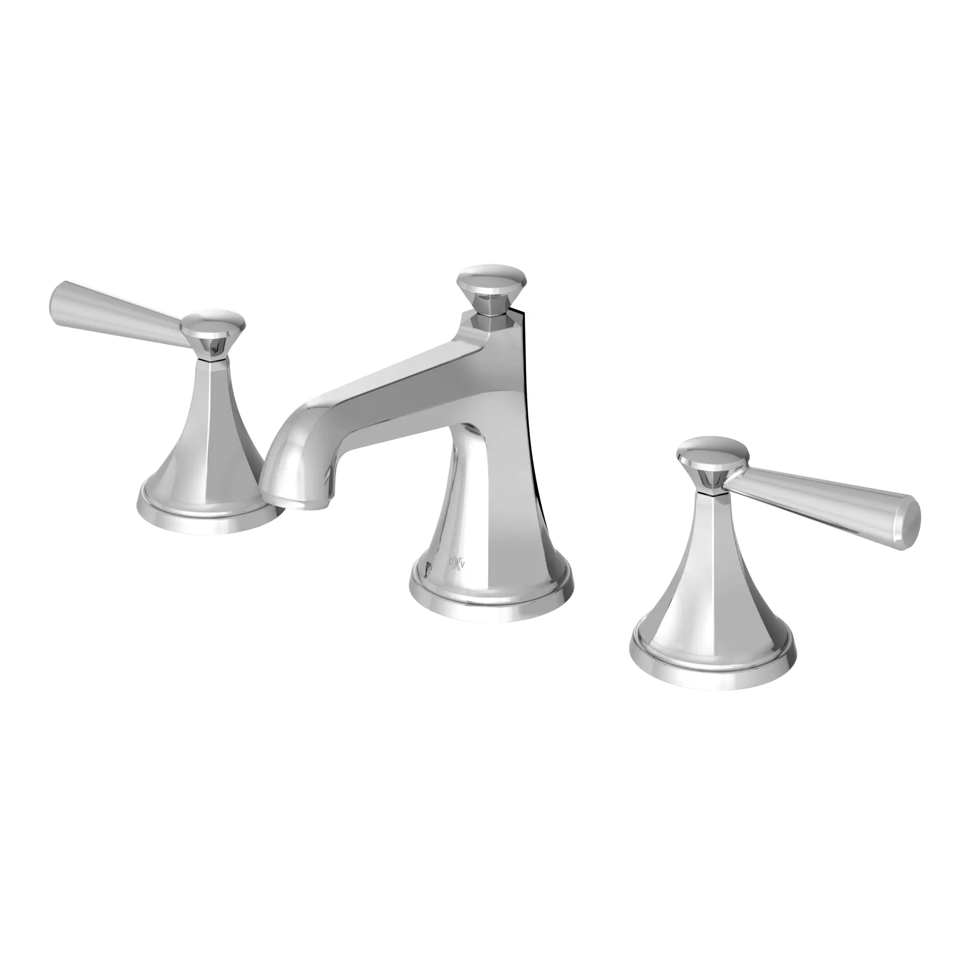 Robinet de lavabo espacé à 2 poignées Fitzgerald avec poignées à levier // CHROME POLI // 159843_D35160802100_2_CDNwebp.webp