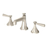 [D35160802.150] Fitzgerald 2-Handle Widespread Bathroom Faucet with Lever Handles - Platinum Nickel