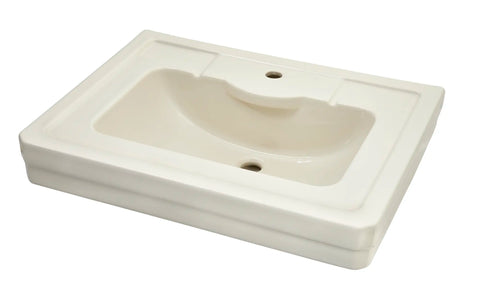 Dessus de colonne Fitzgerald 28 po - Lavabo monotrou