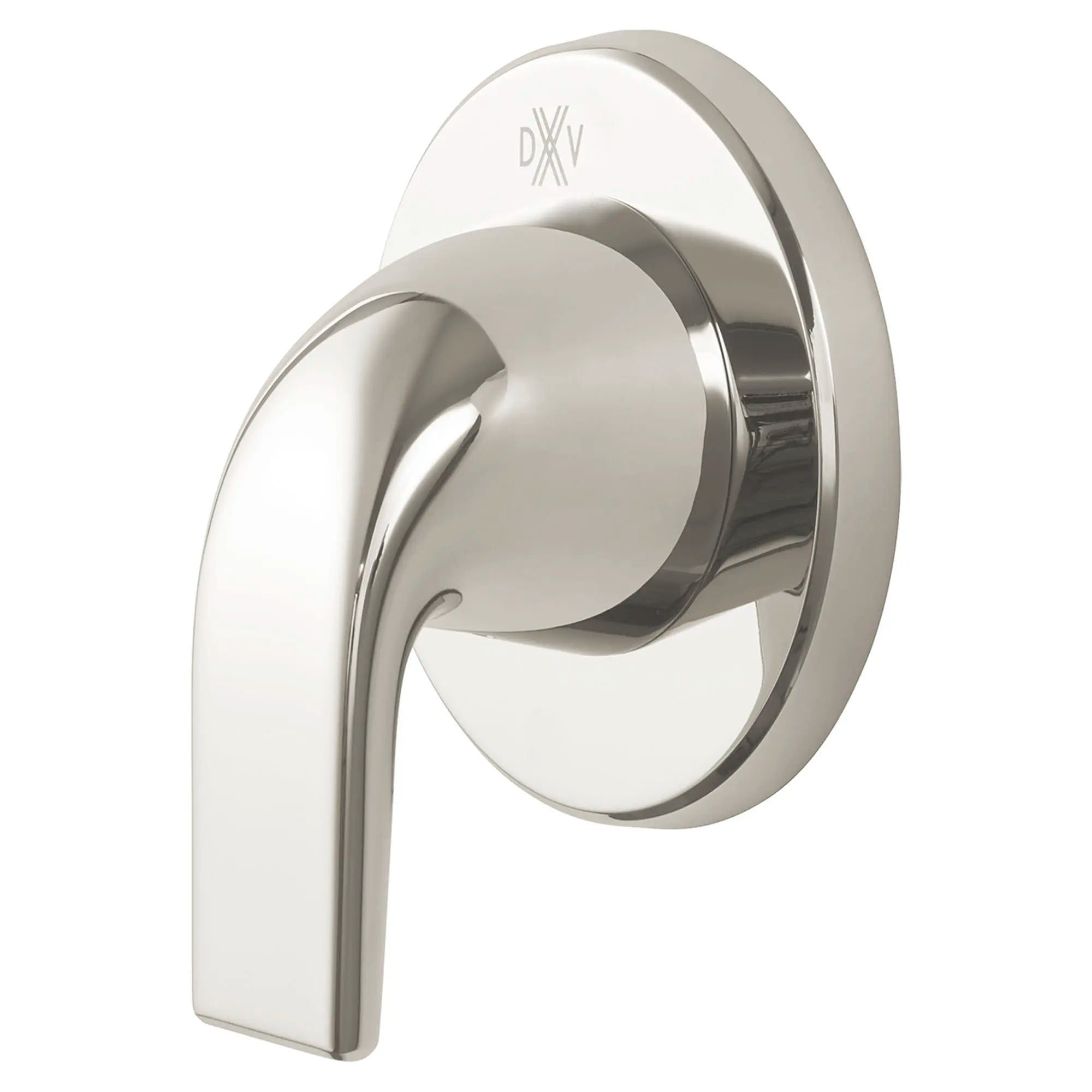 Garniture d’inverseur de 3/2 po ou 4/3 po DXV Modulus avec poignée à levier // PLATINUM NICKEL // 159878_D35120430150_1_CDNwebp.webp
