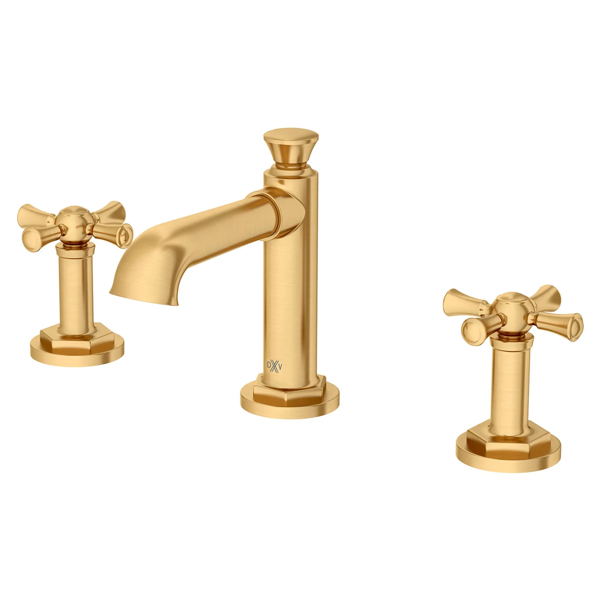Robinet de lavabo espacé à 2 poignées Oak Hill avec poignées en croix // SATIN BRASS // 159910_D35155840.427_2_CDNwebp.webp
