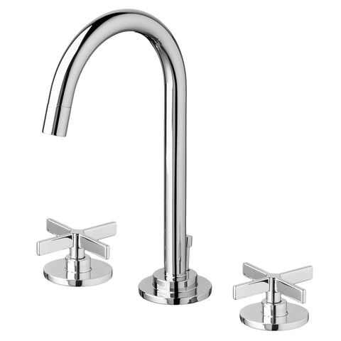 Robinet de lavabo espacé à 2 poignées Percy avec poignées en croix