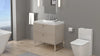 [D21045036LH08.415] DXV® Modulus 36 in. Sink, 3-Hole - Canvas White