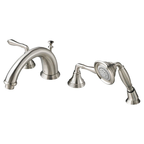 Robinet de bain romain à 2 poignées Ashbee avec poignées à levier