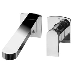 [D3510940C.100] Equility® Single Handle Wall Mount Bathroom Faucet with Lever Handle - Polished Chrome