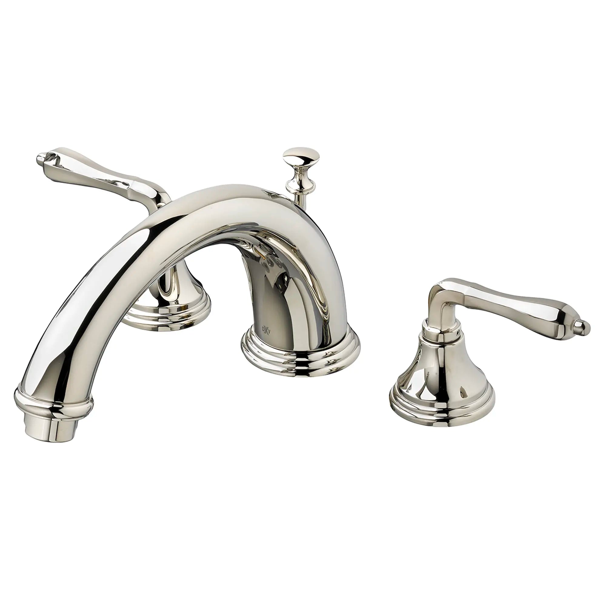 Robinet de bain romain à 2 poignées Ashbee avec à douchette et poignées à levier // PLATINUM NICKEL // 160063_D3510190C150_1_CDNwebp.webp