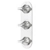 DXV® Modulus 3-Handle Thermostatic Valve Trim Only // POLISHED CHROME // 160100_D35120537100_3_CDNwebp.webp