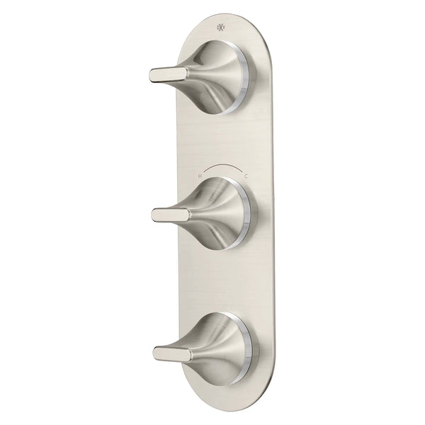 DXV® Modulus 3-Handle Thermostatic Valve Trim Only //  BRUSHED NICKEL // 160102_D35120537144_3_CDNwebp.webp