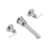 [D3510545C.100] Percy 2-Handle Wall Mounted Bathroom Faucet with Lever Handles - Polished Chrome