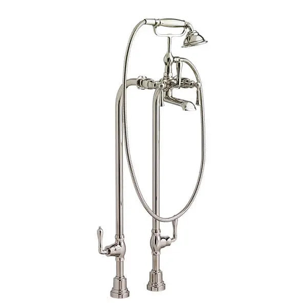 Robinet de bain à installation au plancher Transitionnel avec à douchette et poignées à levier Randall // PLATINUM NICKEL // 160189_D3510295C.150_CDNwebp.webp