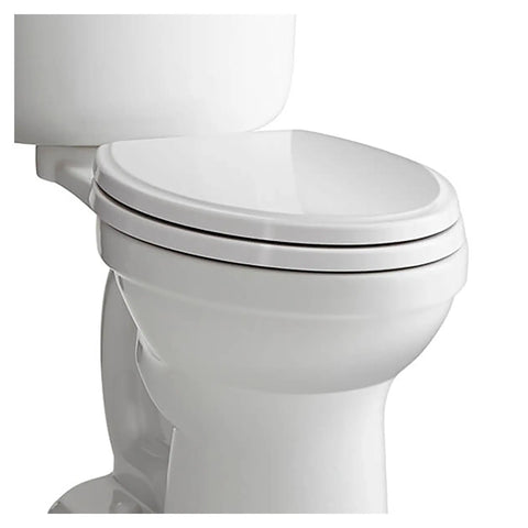 Toilette Oak Hill, à cuvette allongée à hauteur de chaise avec siège