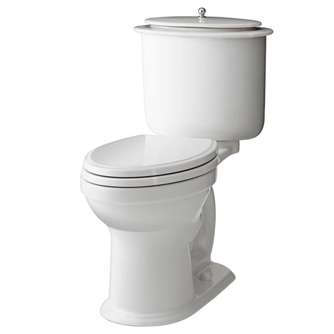 Toilette Oak Hill, 2 pièces à cuvette allongée à hauteur de chaise avec siège