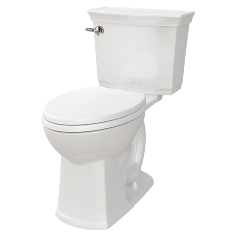 Toilette Wyatt, 2 pièces à cuvette allongée à hauteur de chaise avec siège