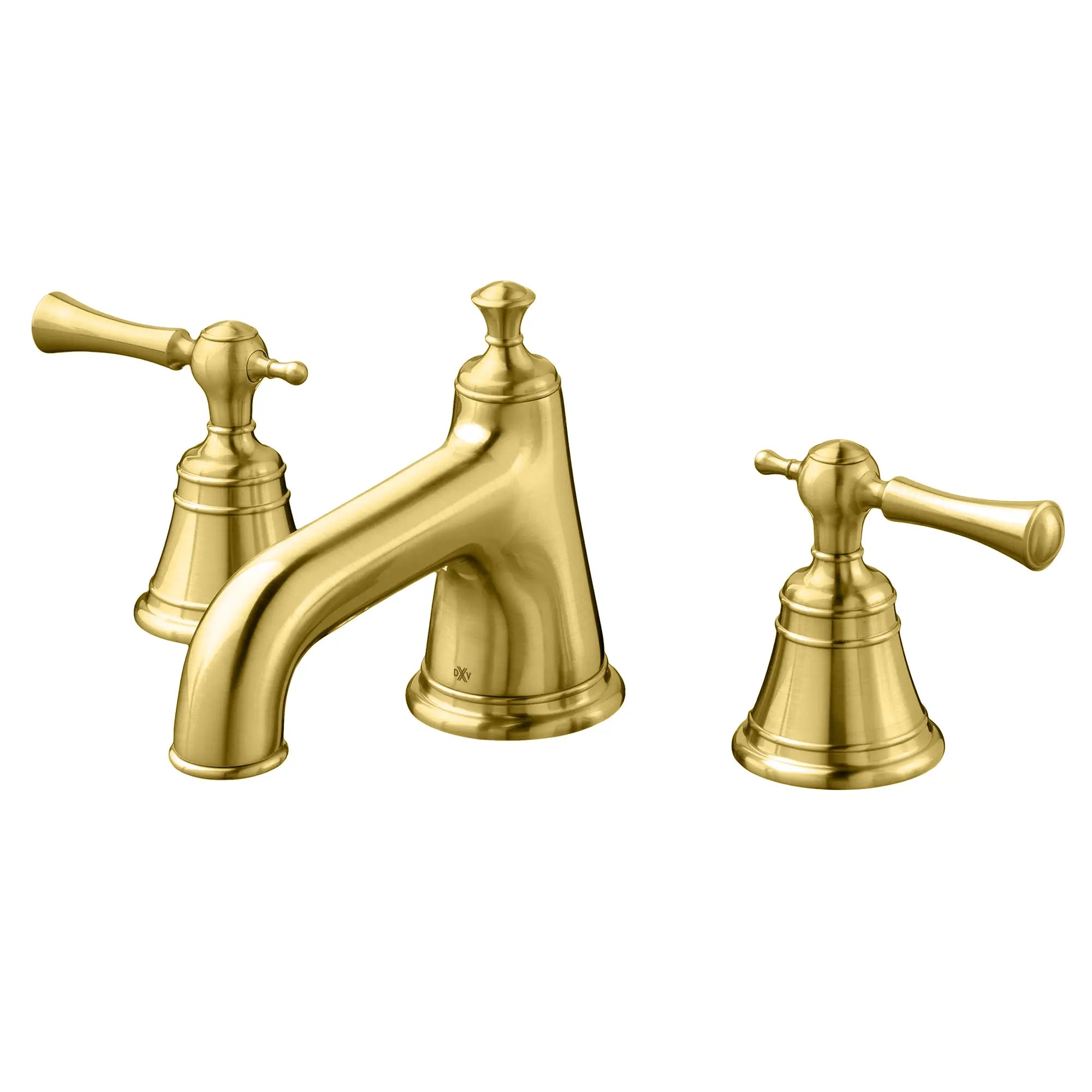 Robinet de lavabo espacé à 2 poignées Randall avec poignées à levier // SATIN BRASS // 160346_D35102800427_1_CDNwebp.webp
