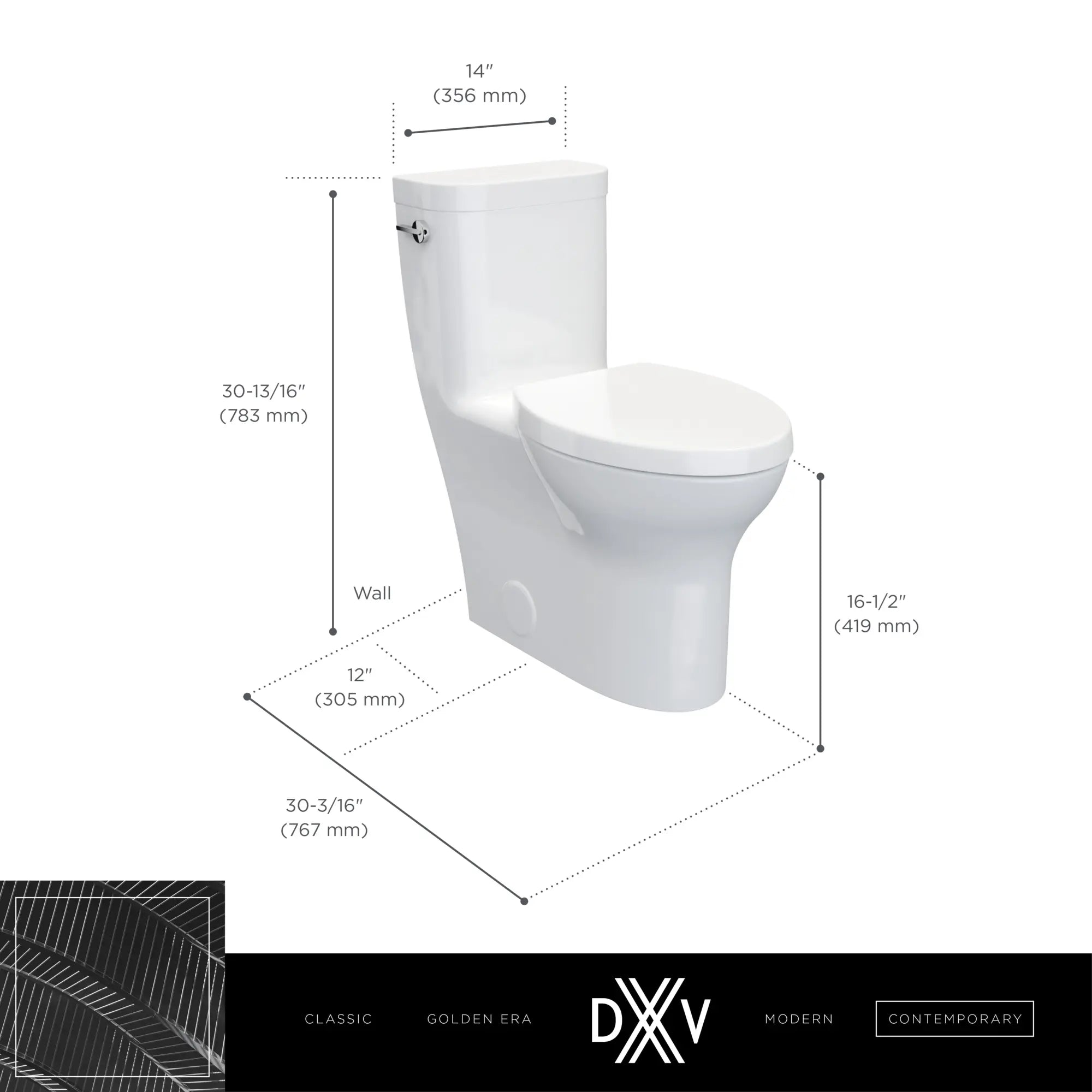 Toilette Equility monopièce à cuvette allongée à hauteur de chaise avec siège // CANVAS WHITE // 186026_Equility_Infographic_D22690A109_0001_SEPT2023_CDNwebp.webp