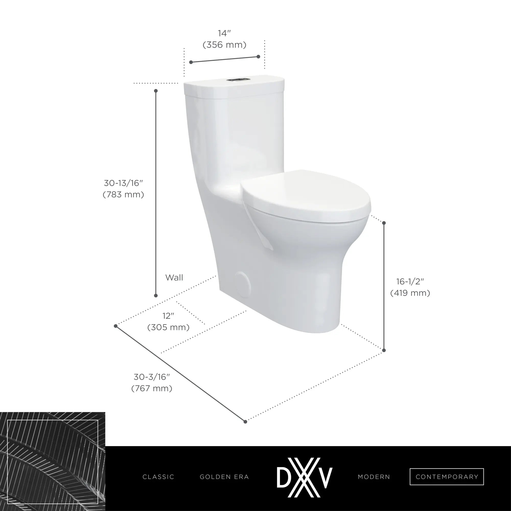 Toilette Equility monopièce à chasse double à cuvette allongée à hauteur de chaise avec siège // CANVAS WHITE // 186028_Equility_Infographic_D22690A200_0002_SEPT2023_CDNwebp.webp