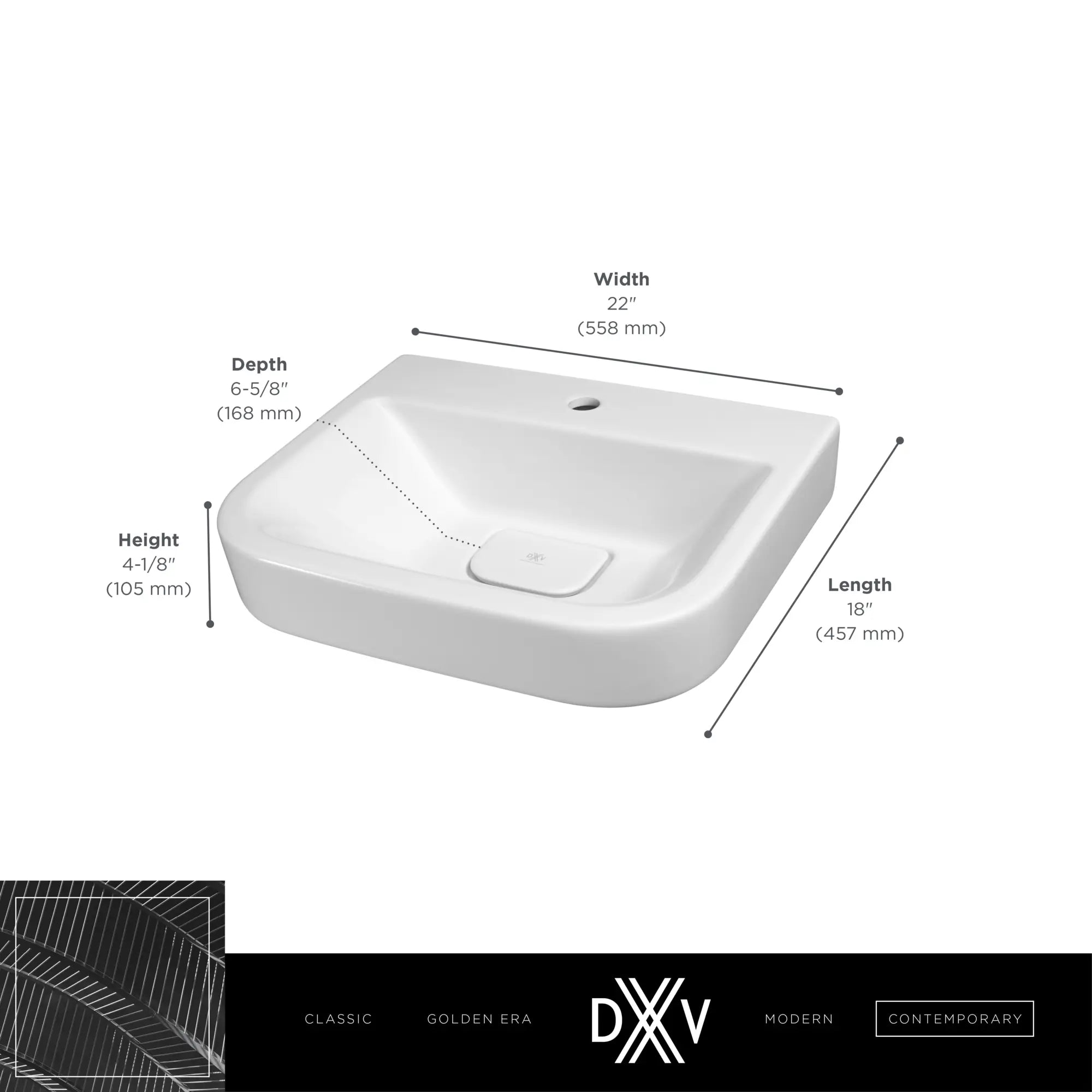 Lavabo murale de 22 po Equility - monotrou // CANVAS WHITE // 186037_Equility_Infographic_D20075001_0002_SEPT2023_CDNwebp.webp