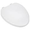 [5359A15G.415] Elongated Closed Front Toilet Seat - Canvas White